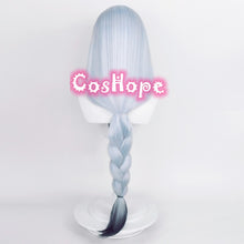 Load image into Gallery viewer, Genshin Impact Shenhe Cosplay Wig Pre Braided 95cm Dyeing Light Blue Wig Cosplay Anime Cosplay Wig Heat Resistant Synthetic Wigs
