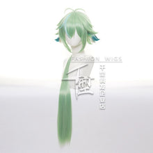 Load image into Gallery viewer, Genshin Impact Sucrose Cosplay 85cm Long Wig Green Apple Wig Cosplay Anime Cosplay Wigs Heat Resistant Synthetic Wigs Halloween
