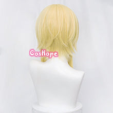 Load image into Gallery viewer, Genshin Impact Traveler Cosplay Aether Lumine Blond Wig Cosplay Anime Cosplay Wigs Heat Resistant Synthetic Wigs Halloween
