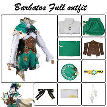 Load image into Gallery viewer, Genshin Impact Venti Cosplay Costume Barbatos Cloak Wig Accessories Suit Halloween Costumes for Women Men
