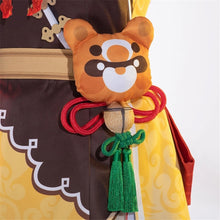 Load image into Gallery viewer, Genshin Impact Xiangling Cosplay Costume Head Chef Outfit Halloween Party Xiang Ling Cosplay Wig Shoes Bear Anime Sexy Dress
