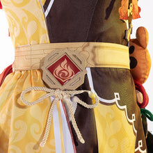 Load image into Gallery viewer, Genshin Impact Xiangling Cosplay Costume Head Chef Outfit Halloween Party Xiang Ling Cosplay Wig Shoes Bear Anime Sexy Dress
