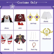 Load image into Gallery viewer, Genshin Impact Yae Miko Cosplay Costume Guuji Yae Fancy Outfits Full Set Unifrom Dress Wig Headwear Amulet Guuji Yae Game Suits
