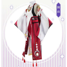 Load image into Gallery viewer, Genshin Impact Yae Miko Cosplay Costume Guuji Yae Fancy Outfits Full Set Unifrom Dress Wig Headwear Amulet Guuji Yae Game Suits
