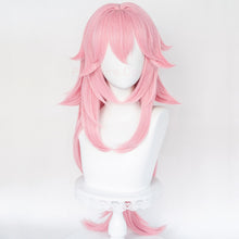Load image into Gallery viewer, Genshin Impact Yae Miko Cosplay Wig Scalp Simulation Pink Long Pre-Styled Anime Wigs Genshin Inazuma Yae Miko Cosplay Hair
