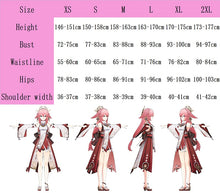 Load image into Gallery viewer, Women's Genshin Impact Yae Miko Guuji Yae Cosplay Costume Deguisement Wig Dress Party Outfit Halloween Costumes
