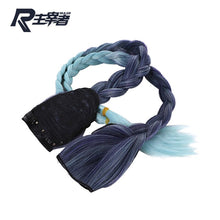 Load image into Gallery viewer, Genshin Impact Yun Jin cosplay wig Long Wig With Braids COS Heat Resistant Synthetic Hair Yunjin COS Cap Head Accessory
