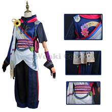 Load image into Gallery viewer, Genshin Tighnari Cosplay Costume Wig Heat Resistant Synthetic Hair Genshin Impact Cosplay Tighnari Costumes with Ears
