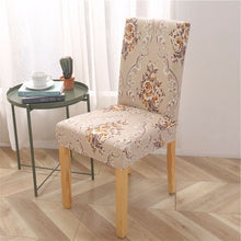 Load image into Gallery viewer, Geometric Dining Chair Cover Spandex Elastic Chair Slipcover Case Stretch Chair Covers for Wedding Hotel Banquet Dining Room
