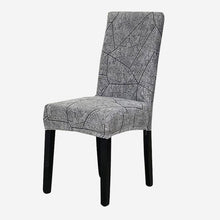 Load image into Gallery viewer, 2pcs Geometry Chair Cover Dining Elastic Chair Covers Spandex Stretch Elastic Office Chair Case Anti-dirty Removable
