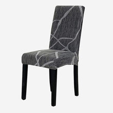 Load image into Gallery viewer, 2pcs Geometry Chair Cover Dining Elastic Chair Covers Spandex Stretch Elastic Office Chair Case Anti-dirty Removable
