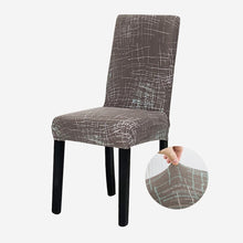 Load image into Gallery viewer, 2pcs Geometry Chair Cover Dining Elastic Chair Covers Spandex Stretch Elastic Office Chair Case Anti-dirty Removable
