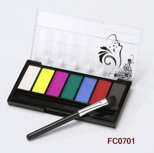 Load image into Gallery viewer, Face body paint KIT maquillaje Oil Safe Kids Flash Tattoo christmas Children Party Safe Oily Paints with Brushes Drama Make Up
