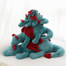 Load image into Gallery viewer, Giant Huggable Green White Dinosaur Plush Toys Stuffed Animal Pterosaurs Soft Dragon Peluche Doll Children Gifts
