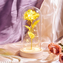 Load image into Gallery viewer, Glass Preserved Rose Galaxy Rose LED Light Artificial Flowers Gifts for Women
