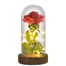 Load image into Gallery viewer, Glass Preserved Rose Galaxy Rose LED Light Artificial Flowers Gifts for Women
