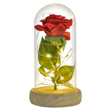 Load image into Gallery viewer, Glass Preserved Rose Galaxy Rose LED Light Artificial Flowers Gifts for Women
