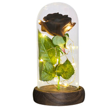 Load image into Gallery viewer, Glass Preserved Rose Galaxy Rose LED Light Artificial Flowers Gifts for Women
