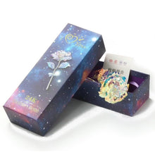 Load image into Gallery viewer, Glass Preserved Rose Galaxy Rose LED Light Artificial Flowers Gifts for Women
