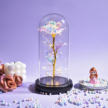 Load image into Gallery viewer, Glass Preserved Rose Galaxy Rose LED Light Artificial Flowers Gifts for Women
