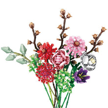Load image into Gallery viewer, Toy Gift Building Block Bouquet Model Brick Valentine's Day Romantic Flower Home Bonsai Decoration DIY Building Block Toy
