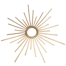 Load image into Gallery viewer, Gold Spike Halo Crown Headpiece Fairy Lolita Women Sunburst Elf Wedding Bridals PLASTIC ZIP TIE Wrap Hair Band Headdress
