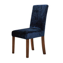 Load image into Gallery viewer, Cheap Velvet Dining Chair Cover Elastic Stretch Chair Slipcover
