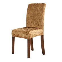 Load image into Gallery viewer, Cheap Velvet Dining Chair Cover Elastic Stretch Chair Slipcover
