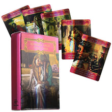 Load image into Gallery viewer, Golden Art Nouveau Tarot Board Game Toys Oracle  Divination Prophet Prophecy Card Poker Gift Prediction Oracle
