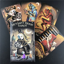 Load image into Gallery viewer, Golden Art Nouveau Tarot Tarot Cards Board Game Cards English Divination Tarot Holiday Family Gift Party Playing Card
