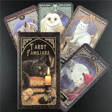 Load image into Gallery viewer, Golden Art Nouveau Tarot Tarot Cards Board Game Cards English Divination Tarot Holiday Family Gift Party Playing Card
