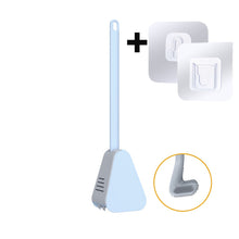 Load image into Gallery viewer, Golf Silicone Toilet Brushes With Holder Set Long Handled Toilet Cleaning Brush Black Modern Hygienic Bathroom Accessories
