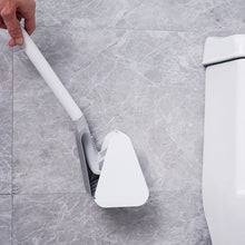 Load image into Gallery viewer, Golf Silicone Toilet Brushes With Holder Set Long Handled Toilet Cleaning Brush Black Modern Hygienic Bathroom Accessories
