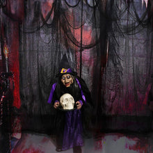 Load image into Gallery viewer, Creepy Cloth for Halloween Decoration Window Table Door Net Spooky Fancy Dress Party Decor Halloween Black Gauze for Home Decor
