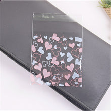 Load image into Gallery viewer, 50Pcs/lot Lovely Sweet Heart Cookie Candy Gift Packaging Bags Self Adhesive Party Favors for Biscuit
