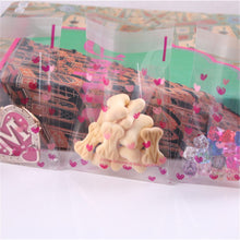 Load image into Gallery viewer, 50Pcs/lot Lovely Sweet Heart Cookie Candy Gift Packaging Bags Self Adhesive Party Favors for Biscuit
