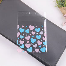 Load image into Gallery viewer, 50Pcs/lot Lovely Sweet Heart Cookie Candy Gift Packaging Bags Self Adhesive Party Favors for Biscuit
