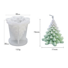 Load image into Gallery viewer, Large 3D Christmas Tree Wax Candle Silicone Xmas Gift Baking Molds Handmade Aroma Resin Clay Crafts Mould Accessories Decoration
