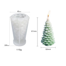 Load image into Gallery viewer, Large 3D Christmas Tree Wax Candle Silicone Xmas Gift Baking Molds Handmade Aroma Resin Clay Crafts Mould Accessories Decoration
