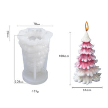 Load image into Gallery viewer, Large 3D Christmas Tree Wax Candle Silicone Xmas Gift Baking Molds Handmade Aroma Resin Clay Crafts Mould Accessories Decoration
