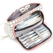Load image into Gallery viewer, Large Capacity School Students Stationery Pen Storage Bag Pencil Case
