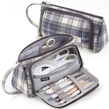 Load image into Gallery viewer, Large Capacity School Students Stationery Pen Storage Bag Pencil Case
