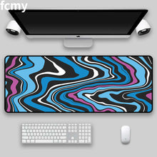 Load image into Gallery viewer, Large Gaming Mousepad Art Strata Liquid Mouse Pad Compute Mouse Mat Gamer Stitching Desk Mat XXL for PC Keyboard Mouse Carpet
