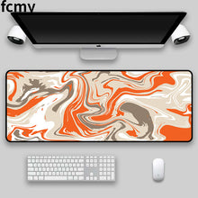 Load image into Gallery viewer, Large Gaming Mousepad Art Strata Liquid Mouse Pad Compute Mouse Mat Gamer Stitching Desk Mat XXL for PC Keyboard Mouse Carpet
