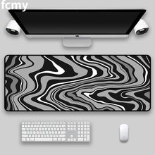 Load image into Gallery viewer, Large Gaming Mousepad Art Strata Liquid Mouse Pad Compute Mouse Mat Gamer Stitching Desk Mat XXL for PC Keyboard Mouse Carpet
