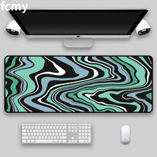 Load image into Gallery viewer, Large Gaming Mousepad Art Strata Liquid Mouse Pad Compute Mouse Mat Gamer Stitching Desk Mat XXL for PC Keyboard Mouse Carpet
