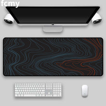 Load image into Gallery viewer, Large Gaming Mousepad Art Strata Liquid Mouse Pad Compute Mouse Mat Gamer Stitching Desk Mat XXL for PC Keyboard Mouse Carpet
