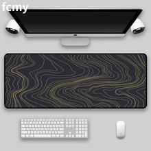 Load image into Gallery viewer, Large Gaming Mousepad Art Strata Liquid Mouse Pad Compute Mouse Mat Gamer Stitching Desk Mat XXL for PC Keyboard Mouse Carpet
