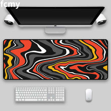 Load image into Gallery viewer, Large Gaming Mousepad Art Strata Liquid Mouse Pad Compute Mouse Mat Gamer Stitching Desk Mat XXL for PC Keyboard Mouse Carpet
