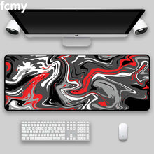 Load image into Gallery viewer, Large Gaming Mousepad Art Strata Liquid Mouse Pad Compute Mouse Mat Gamer Stitching Desk Mat XXL for PC Keyboard Mouse Carpet
